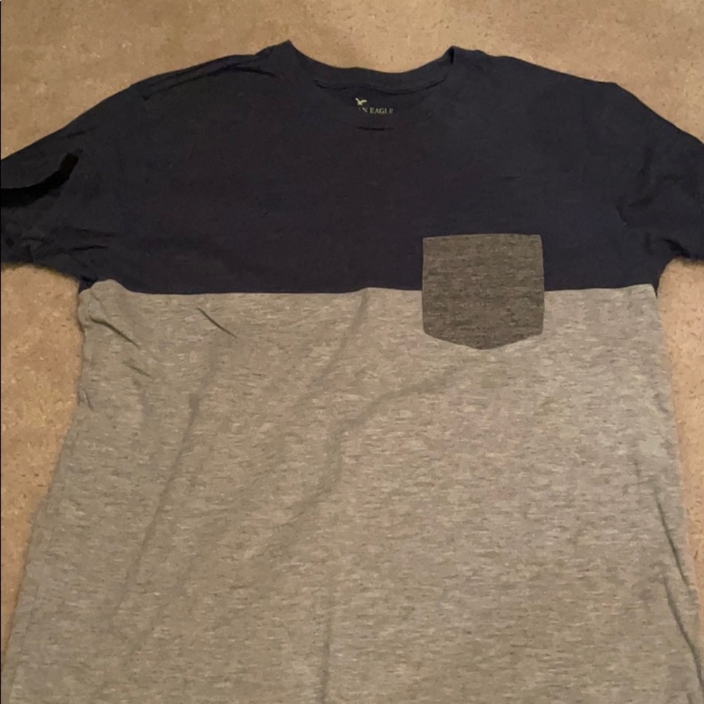 Grey and Navy t-shirt